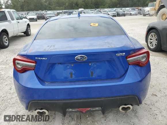 2017 Subaru BRZ Limited with VIN JF1ZCAC14H8600791, listed as a Copart auction lot 76173924 with 0 mi miles and Salvage Title. Bid and sale history available at carsss.com. Image 6.