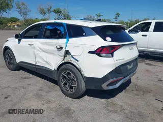 2023 Kia Sportage LX with VIN KNDPU3AF6P7125111, listed as a IAAI auction lot 41853200 with 46,353 mi miles and . Bid and sale history available at carsss.com. Image 3.