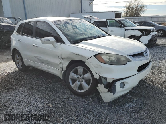 2007 Acura RDX Tech Pkg with VIN 5J8TB185X7A024552, listed as a Copart auction lot 42318055 with 239,867 mi miles and Salvage Title. Bid and sale history available at carsss.com. Image 4.