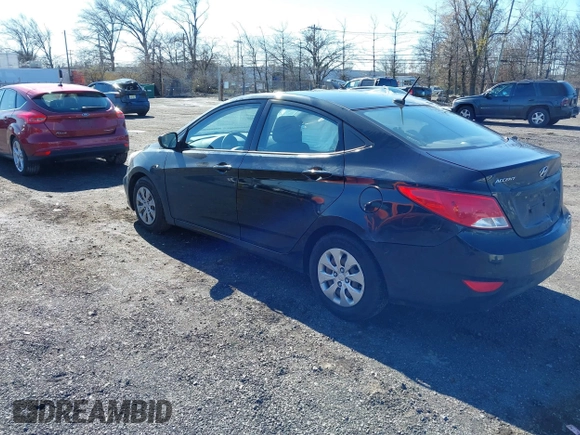 2016 Hyundai Accent SE with VIN KMHCT4AE6GU995856, listed as a IAAI auction lot 41855111 with 138,184 mi miles and . Bid and sale history available at DreamBid. Image 3.