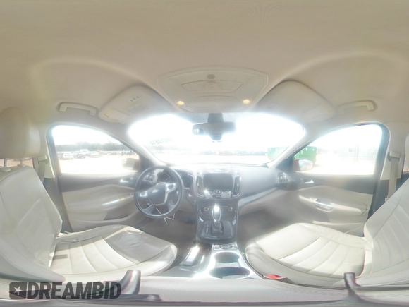 2015 Ford Escape Titanium with VIN 1FMCU0J96FUC32632, listed as a Copart auction lot 48213915 with 120,641 mi miles and Salvage Title. Bid and sale history available at carsss.com. Image 13.