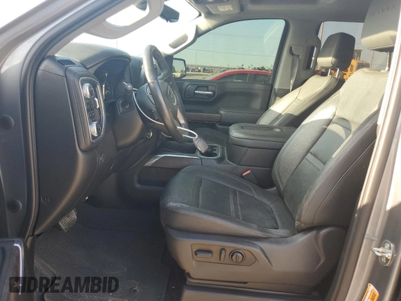 2022 GMC Sierra 1500 Limited Denali with VIN 1GTU9FEL2NZ144889, listed as a Copart auction lot 67673524 with 61,430 mi miles and Salvage Title. Bid and sale history available at carsss.com. Image 7.