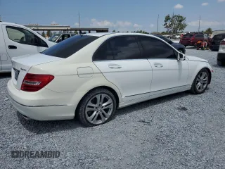 2013 Mercedes-Benz C 300 Sport with VIN WDDGF8AB0DR284569, listed as a Copart auction lot 56630195 with 99,726 mi miles and Clean Title. Bid and sale history available at DreamBid. Image 4.