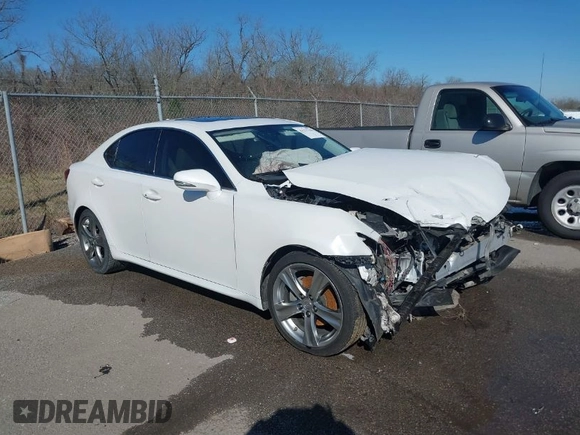 2012 Lexus IS 250 with VIN JTHBF5C26C5165073, listed as a IAAI auction lot 41577161 with 134,090 mi miles and . Bid and sale history available at DreamBid. Image 1.