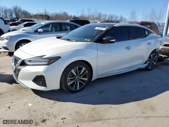 2020 Nissan Maxima SL with VIN 1N4AA6DV3LC378123, listed as a Copart auction lot 79236404 with 25,448 mi miles and Salvage Title. Bid and sale history available at carsss.com. Image 1.