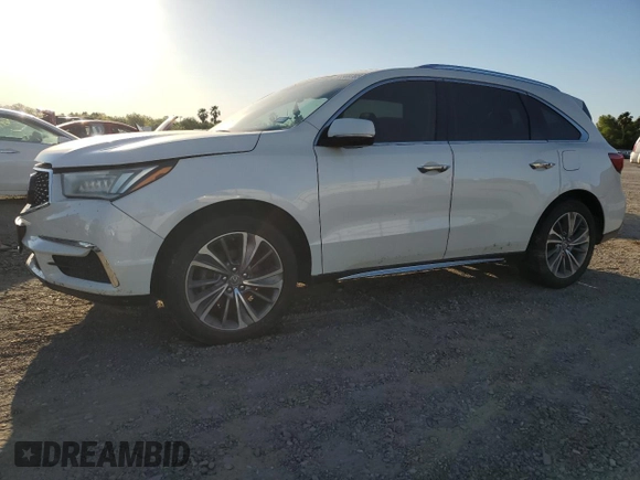 2017 Acura MDX Technology z VIN 5FRYD3H51HB006071, wystawiony jako Copart lot #52309705 z przebiegiem 98 171 mil mil oraz Szkoda całkowita • Salvage title. Historia ofert i sprzedaży dostępna na DreamBid. Obrazek 1.