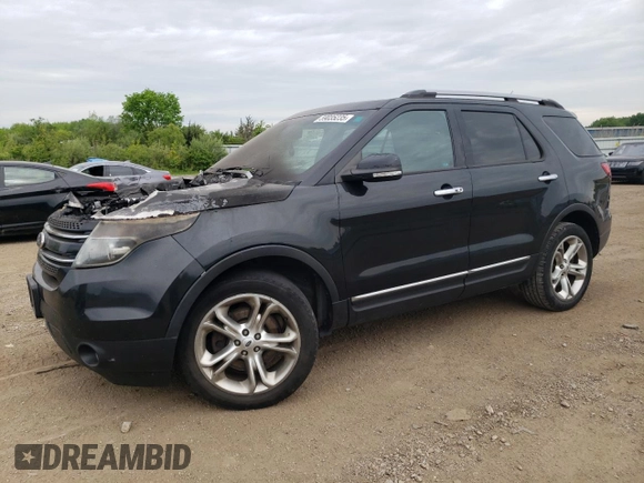 2013 Ford Explorer Limited z VIN 1FM5K8F86DGB82632, wystawiony jako Copart lot #59035235 z przebiegiem Nie podano mil oraz Szkoda całkowita • Salvage title. Historia ofert i sprzedaży dostępna na DreamBid. Obrazek 1.