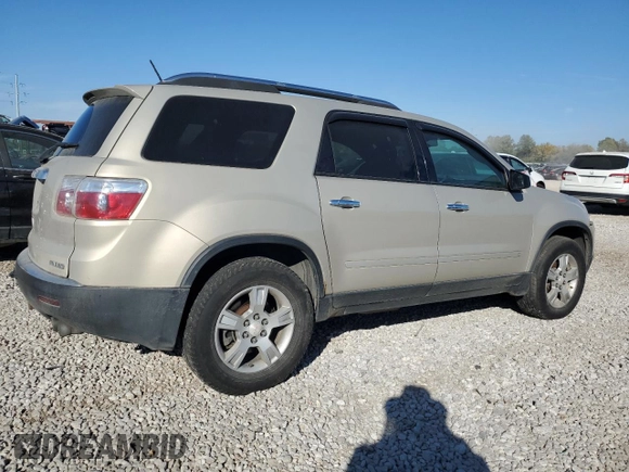 2009 GMC Acadia SLE1 z VIN 1GKEV13D49J114364, wystawiony jako Copart lot #77308824 z przebiegiem 121 530 mil mil oraz Szkoda całkowita • Salvage title. Historia ofert i sprzedaży dostępna na DreamBid. Obrazek 3.