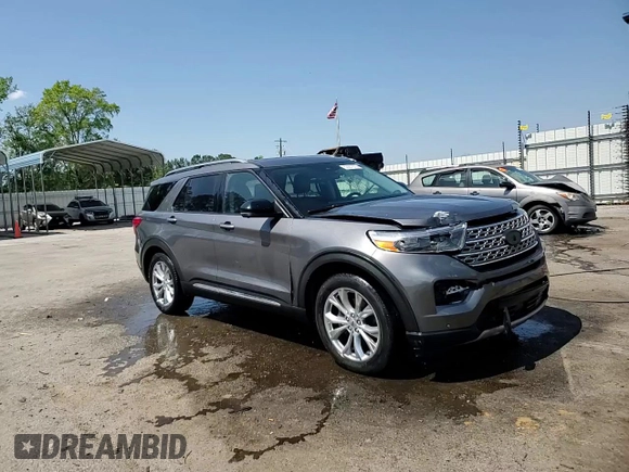 2021 Ford Explorer Limited with VIN 1FMSK7FH9MGB35852, listed as a Copart auction lot 52357815 with 100,954 mi miles and Salvage title. Bid and sale history available at DreamBid. Image 14.