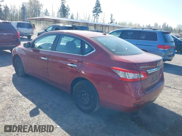 2015 Nissan Sentra SV with VIN 3N1AB7AP7FL656083, listed as a IAAI auction lot 41994026 with 114,913 mi miles and . Bid and sale history available at DreamBid. Image 3.