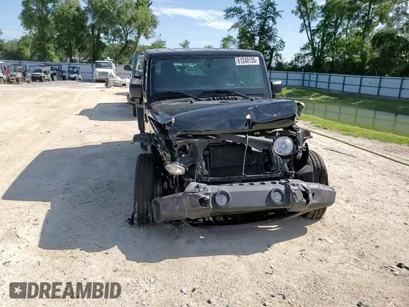 2018 Jeep Wrangler Unlimited Sport with VIN 1C4BJWDG5JL822969, listed as a Copart auction lot 61240135 with 80,276 mi miles and Salvage title. Bid and sale history available at DreamBid. Image 15.