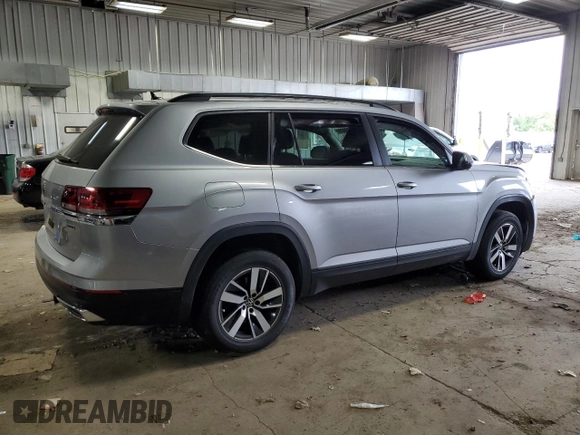 2021 Volkswagen Atlas SE with VIN 1V2LP2CA6MC528685, listed as a Copart auction lot 59535255 with Not provided miles and Salvage title. Bid and sale history available at DreamBid. Image 3.