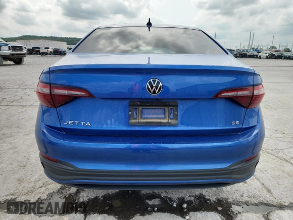 2022 Volkswagen Jetta SE with VIN 3VW7M7BU8NM013981, listed as a Copart auction lot 59624815 with 103,931 mi miles and Salvage title. Bid and sale history available at DreamBid. Image 6.