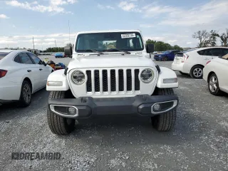 2021 Jeep Wrangler Unlimited Sahara z VIN 1C4JJXP65MW766023, wystawiony jako Copart lot #52332735 z przebiegiem 23 130 mil mil oraz Nie do naprawy • Non repairable. Historia ofert i sprzedaży dostępna na DreamBid. Obrazek 5.