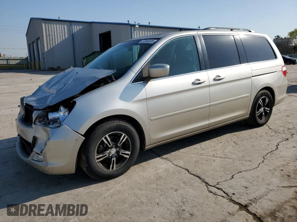 2007 Honda Odyssey Touring with VIN 5FNRL38817B099305, listed as a Copart auction lot 52005335 with 215,799 mi miles and Salvage Title. Bid and sale history available at carsss.com. Image 1.