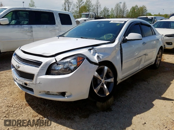 2012 Chevrolet Malibu 1LT with VIN 1G1ZC5EUXCF287736, listed as a Copart auction lot 52367905 with 158,637 mi miles and Non Repairable. Bid and sale history available at DreamBid. Image 2.
