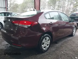 2018 Kia Forte LX with VIN 3KPFK4A79JE258999, listed as a IAAI auction lot 41769396 with 86,597 mi miles. Bid and sale history available at carsss.com. Image 6.