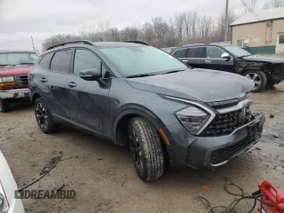 2024 Kia Sportage X-Line with VIN 5XYK6CDF3RG197941, listed as a Copart auction lot 44265665 with 8,025 mi miles and Salvage Title. Bid and sale history available at carsss.com. Image 4.