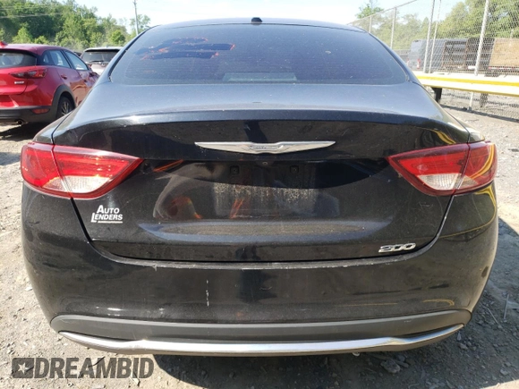 2015 Chrysler 200 Limited with VIN 1C3CCCAB3FN504967, listed as a Copart auction lot 56356125 with 153,067 mi miles and Salvage title. Bid and sale history available at DreamBid. Image 6.
