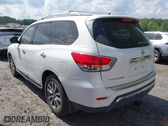 2014 Nissan Pathfinder SV with VIN 5N1AR2MN7EC624360, listed as a IAAI auction lot 42134538 with 167,492 mi miles. Bid and sale history available at carsss.com. Image 3.