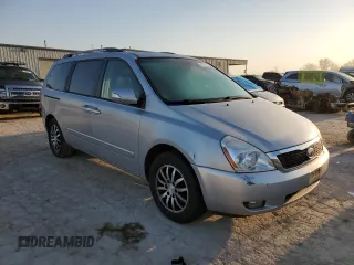 2011 Kia Sedona EX with VIN KNDMH4C77B6399516, listed as a Copart auction lot 48911255 with 204,295 mi miles and Clean Title. Bid and sale history available at carsss.com. Image 4.