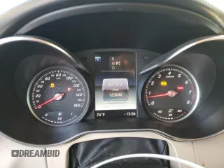 2017 Mercedes-Benz C 300 with VIN 55SWF4KB4HU212748, listed as a Copart auction lot 46835155 with 123,246 mi miles and Salvage Title. Bid and sale history available at carsss.com. Image 9.