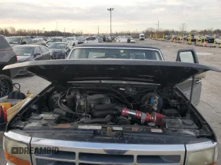 1995 Ford F-150 with VIN 1FTEX14NXSKA90858, listed as a Copart auction lot 44412655 with 141,644 mi miles and Clean Title. Bid and sale history available at carsss.com. Image 11.
