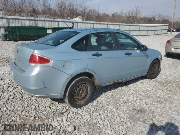 2008 Ford Focus S with VIN 1FAHP34N98W232052, listed as a Copart auction lot 45483725 with 173,739 mi miles and Salvage Title. Bid and sale history available at carsss.com. Image 3.