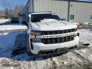 2021 Chevrolet Silverado 1500 Custom with VIN 3GCUYBEF7MG139174, listed as a Copart auction lot 44050065 with 99,372 mi miles and Salvage Title. Bid and sale history available at carsss.com. Image 11.