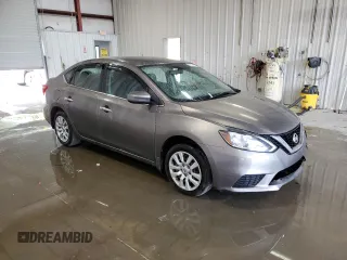 2017 Nissan Sentra SV with VIN 3N1AB7AP3HY206288, listed as a Copart auction lot 59422415 with 136,201 mi miles and Salvage title. Bid and sale history available at DreamBid. Image 4.