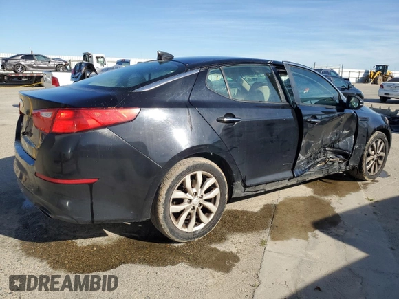2015 Kia Optima LX with VIN 5XXGM4A75FG352858, listed as a Copart auction lot 50619205 with 166,145 mi miles and Salvage Title. Bid and sale history available at carsss.com. Image 3.