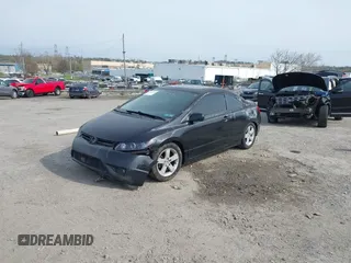 2007 Honda Civic Cpe EX with VIN 2HGFG11877H540775, listed as a IAAI auction lot 42006785 with 190,664 mi miles. Bid and sale history available at carsss.com. Image 2.