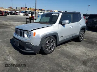 2015 Jeep Renegade Limited with VIN ZACCJADT6FPB79524, listed as a Copart auction lot 57915315 with 73,810 mi miles and Salvage title. Bid and sale history available at DreamBid. Image 1.