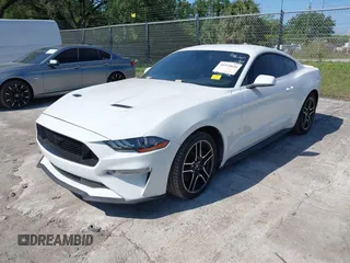 2021 Ford Mustang EcoBoost with VIN 1FA6P8TH6M5115299, listed as a IAAI auction lot 41972638 with 43,188 mi miles. Bid and sale history available at carsss.com. Image 6.