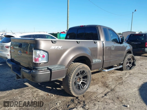 2005 Ford F-150 STX with VIN 1FTRF04W75KB45441, listed as a IAAI auction lot 41405439 with 227,063 mi miles and . Bid and sale history available at DreamBid. Image 4.