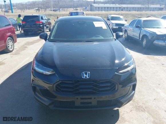 2023 Honda HR-V Sport with VIN 3CZRZ2H58PM717238, listed as a IAAI auction lot 41742488 with 28,108 mi miles. Bid and sale history available at carsss.com. Image 12.