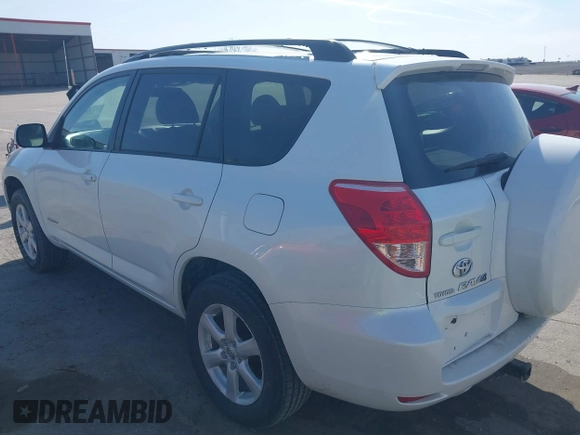 2008 Toyota RAV4 Ltd with VIN JTMBK31V085041130, listed as a IAAI auction lot 41786466 with 137,656 mi miles. Bid and sale history available at carsss.com. Image 3.