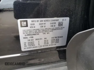 2022 Buick Encore GX Select with VIN KL4MMDSL8NB007949, listed as a Copart auction lot 58213665 with 17,894 mi miles and Salvage title. Bid and sale history available at DreamBid. Image 13.