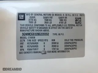 2011 Chevrolet Avalanche LTZ with VIN 3GNMCGE02BG335552, listed as a Copart auction lot 46459715 with 193,625 mi miles and Salvage Title. Bid and sale history available at carsss.com. Image 12.