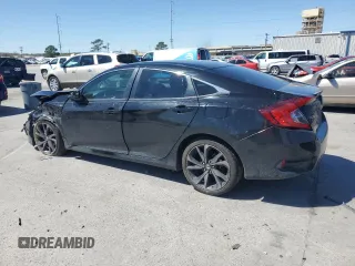 2020 Honda Civic Sedan Sport with VIN 2HGFC2F81LH600750, listed as a Copart auction lot 48140675 with 91,600 mi miles and Salvage Title. Bid and sale history available at carsss.com. Image 2.