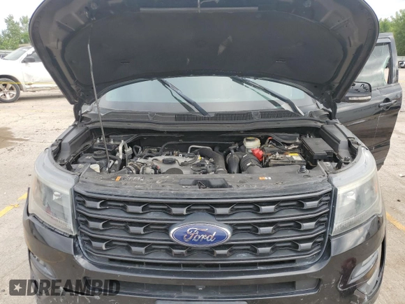 2016 Ford Explorer Sport with VIN 1FM5K8GT3GGC55558, listed as a Copart auction lot 65275645 with 143,314 mi miles and Clean title. Bid and sale history available at DreamBid. Image 11.