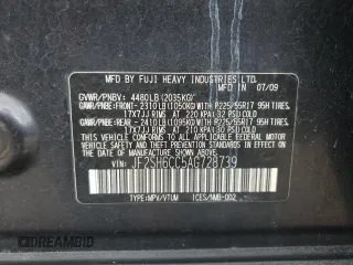 2010 Subaru Forester 2.5X Premium with VIN JF2SH6CC5AG728739, listed as a Copart auction lot 54220945 with 163,050 mi miles and Clean Title. Bid and sale history available at carsss.com. Image 14.