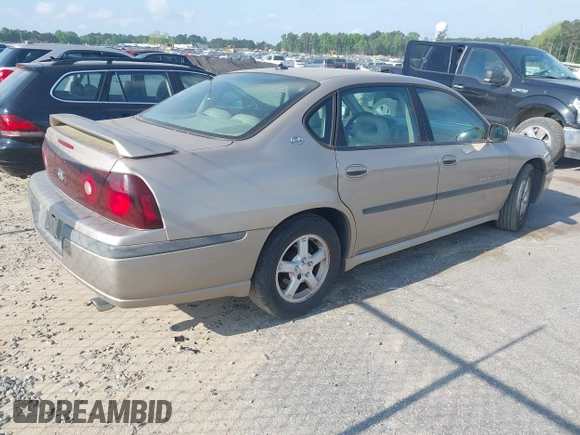 2003 Chevrolet Impala LS with VIN 2G1WH55K039109636, listed as a IAAI auction lot 42115109 with 110,629 mi miles and . Bid and sale history available at DreamBid. Image 4.