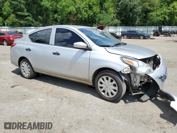 2017 Nissan Versa SV with VIN 3N1CN7AP5HL896798, listed as a Copart auction lot 61731915 with 142,229 mi miles and Salvage title. Bid and sale history available at DreamBid. Image 4.
