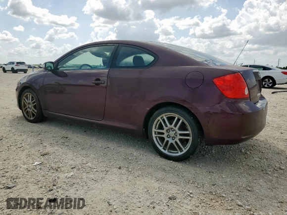 2007 Scion tC Spec with VIN JTKDE167870154942, listed as a Copart auction lot 61836675 with 186,257 mi miles and Salvage title. Bid and sale history available at DreamBid. Image 2.