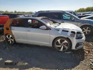2019 Volkswagen Golf GTI S with VIN 3VW5T7AU7KM027037, listed as a Copart auction lot 60808721 with 0 mi miles. Bid and sale history available at carsss.com. Image 1.