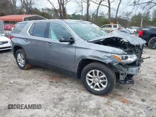 2020 Chevrolet Traverse LS with VIN 1GNERFKW2LJ201646, listed as a IAAI auction lot 41488925 with 67,984 mi miles. Bid and sale history available at carsss.com. Image 1.