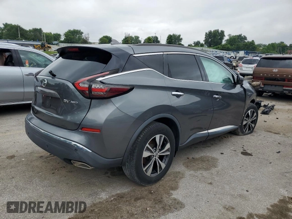 2020 Nissan Murano SV with VIN 5N1AZ2BS6LN105892, listed as a Copart auction lot 64652155 with Not provided miles and Non repairable. Bid and sale history available at DreamBid. Image 3.