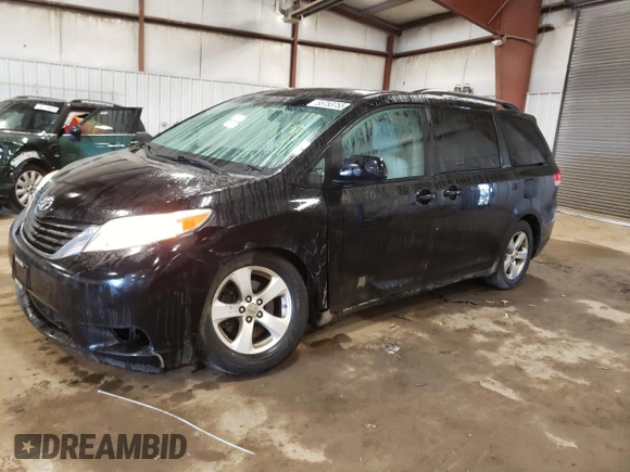 2011 Toyota Sienna LE AAS with VIN 5TDKK3DC7BS020366, listed as a Copart auction lot 55753755 with 234,851 mi miles and Clean Title. Bid and sale history available at DreamBid. Image 1.