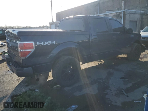 2014 Ford F-150 XL with VIN 1FTFW1ET0EKG53523, listed as a Copart auction lot 85695274 with 179,882 mi miles and Salvage Title. Bid and sale history available at carsss.com. Image 3.